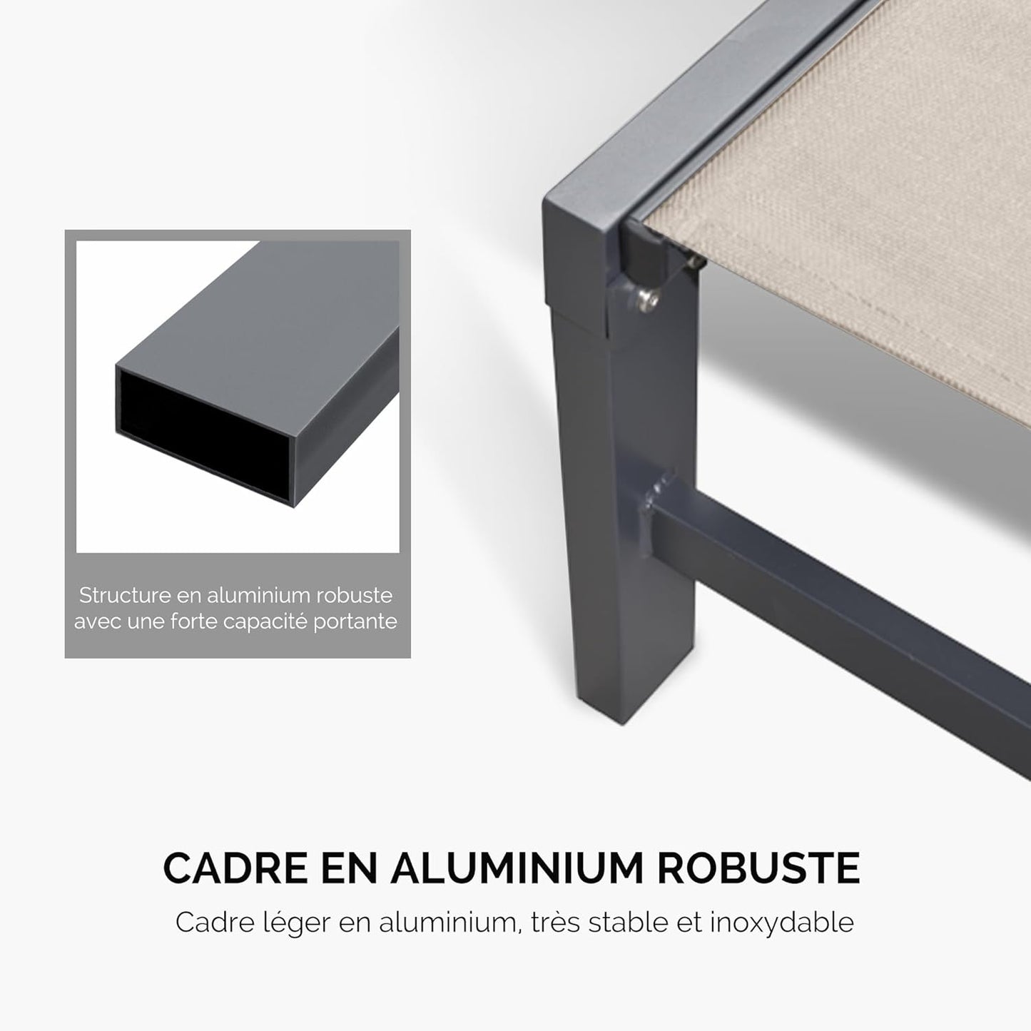 Espreguiçadeira para exterior - EasyTech