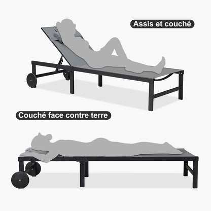 Espreguiçadeira para exterior - EasyTech