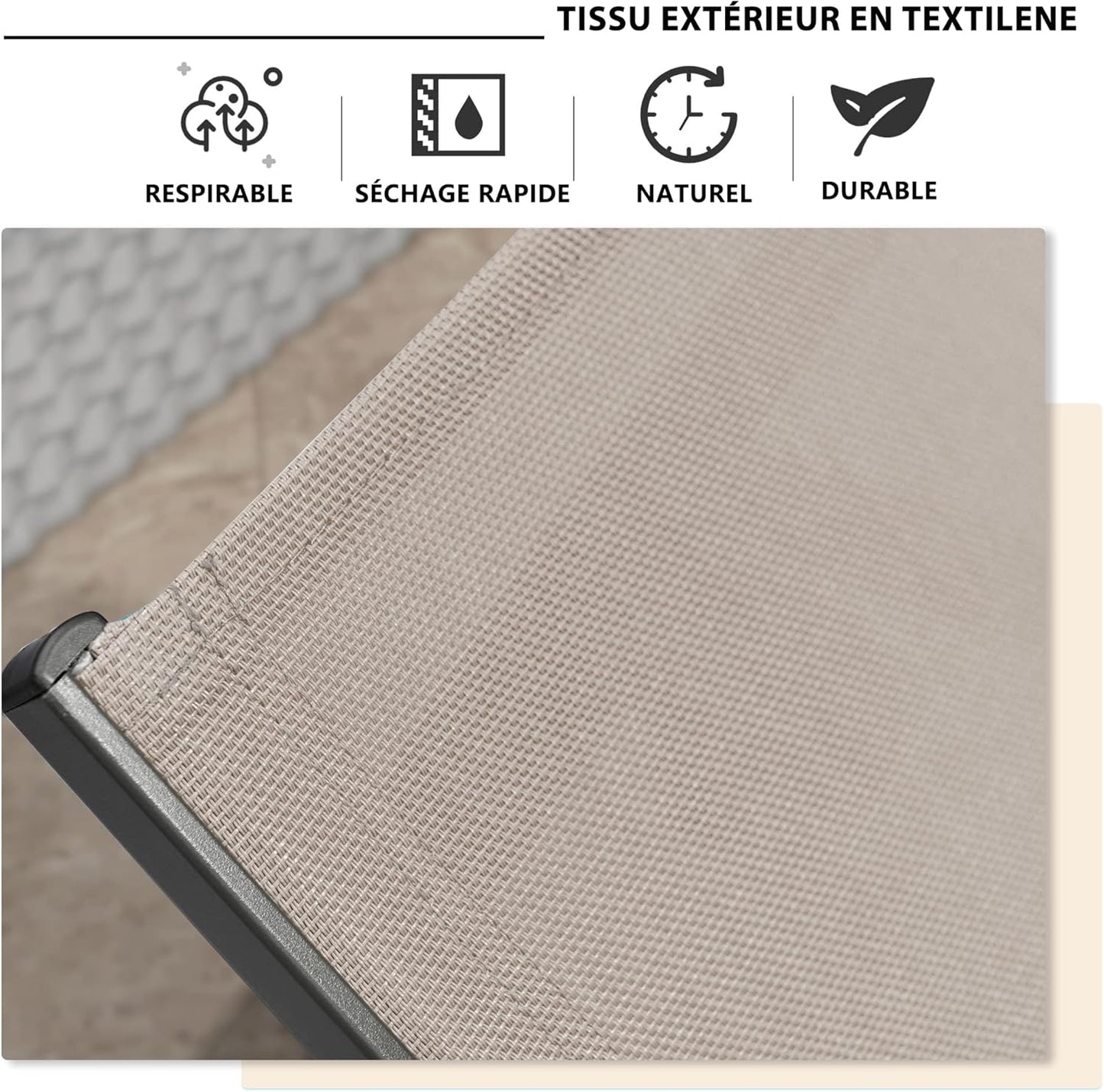 Espreguiçadeira para exterior - EasyTech