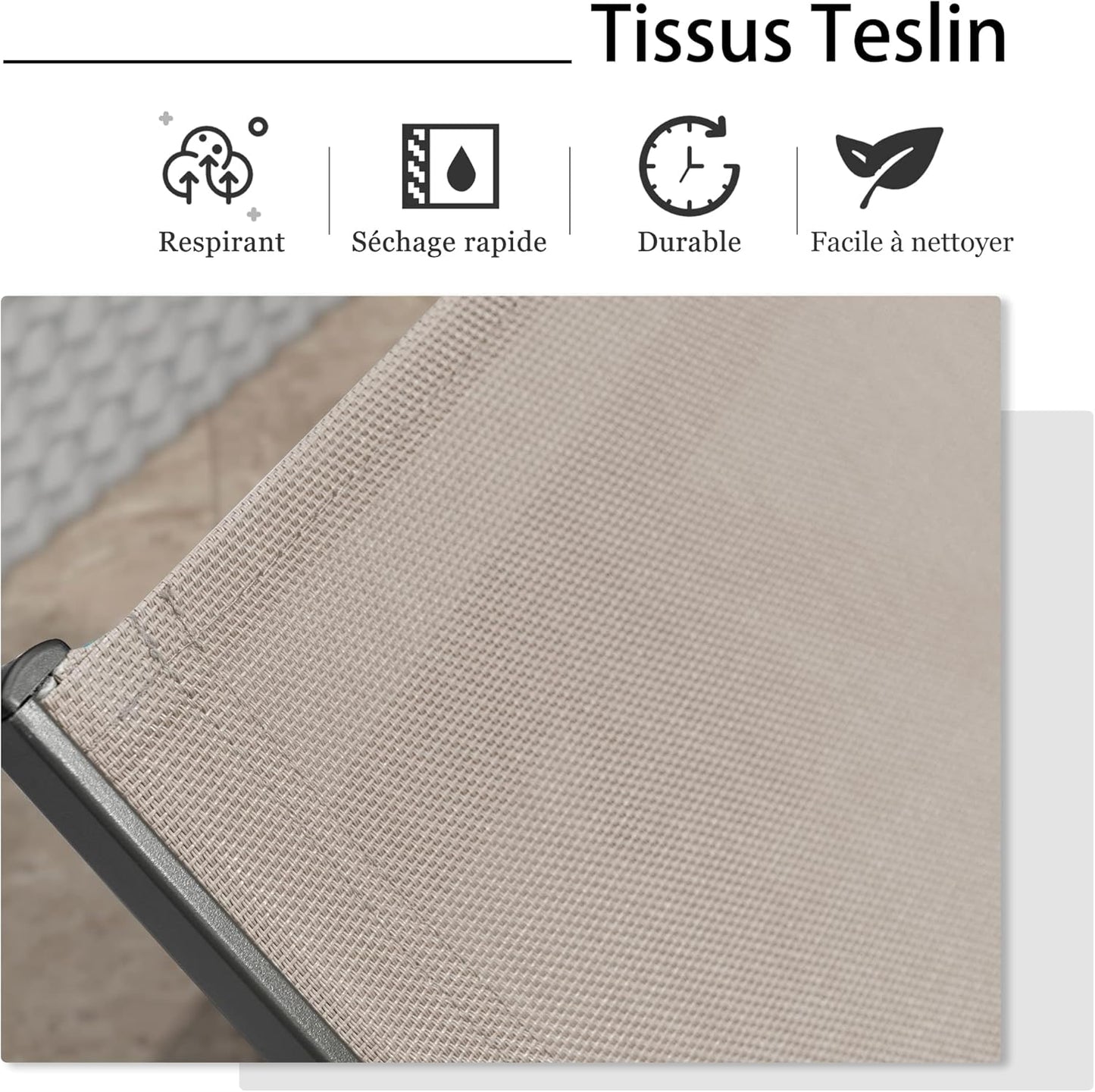 Espreguiçadeira para exterior - EasyTech
