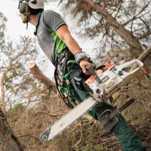 Professional Petrol Chainsaw with Self-Lubricating Diamond Chain