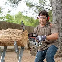 Professional Petrol Chainsaw with Self-Lubricating Diamond Chain