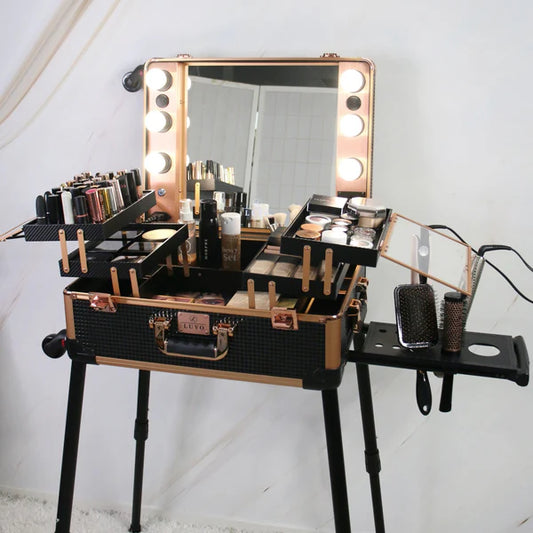 Pro Makeup Station with Bluetooth Speakers